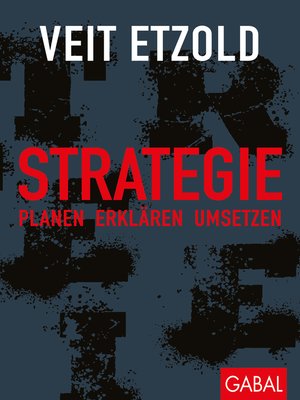cover image of Strategie